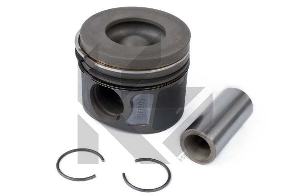 Piston with rings and pin - 41072620 KOLBENSCHMIDT - 0160702, 87-427707-10, 854425