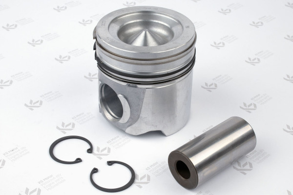 Piston with rings and pin - 41077600 KOLBENSCHMIDT - 2995769, 2996845, 2996306