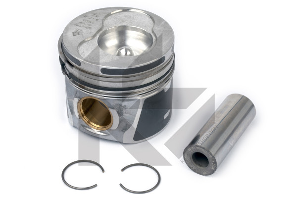 Piston with rings and pin - 99742700 KOLBENSCHMIDT - 074107065E, 87-501500-00