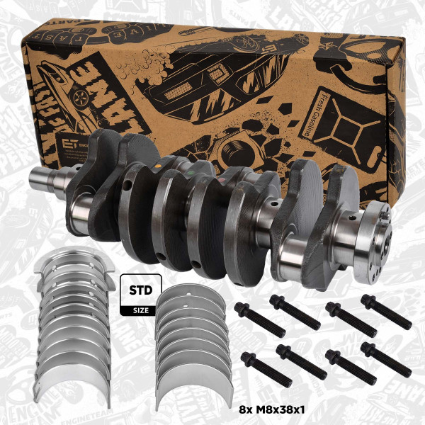 Crankshaft kit - HK0205VR1 ET ENGINETEAM - 0501N7, 12220M86J00, 1539542