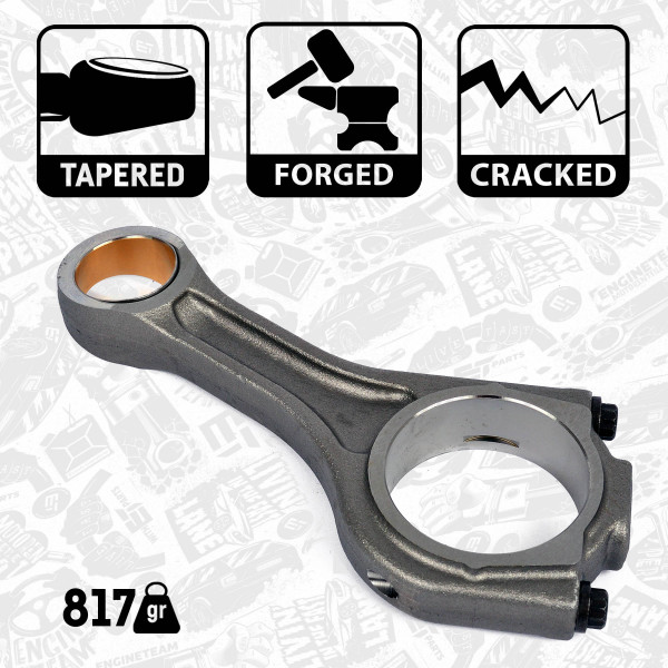 OM0061, Connecting Rod, ET ENGINETEAM, Land Rover Jaguar Rande Rover Evoque Discovery F-Pace XE XF 204DTA, LR124261