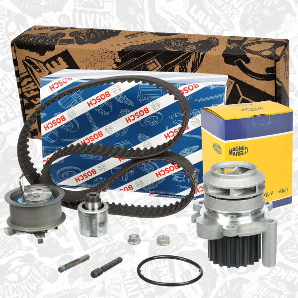 Water Pump & Timing Belt Kit - RM0011VR3 ET ENGINETEAM - 038121011C, 038121011CX, 038121011D