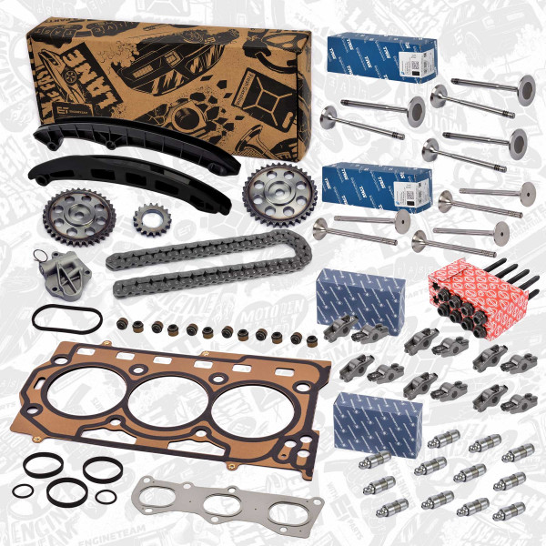 RS0045VR4, Timing Chain Kit, ET ENGINETEAM, Skoda Fabia Roomster, VW Polo, Seat Ibiza 1,2i 12V CGPA CGPB CGPC 2008+, 03C109158A, 03C109158, 03C109158B, 03E109507AE, 03C109469K, 03C109469L, 03C109469J, 03C109509P, 03E109571D, 03E105209S, 036103384B, 036109611K, 036109611AE, 036109601S, 036109601AD, 036109601AK, 036109601AL, 03C109601J, 030109423, 030109423A, 03109423A, 036109411, 036109411C, 036109411D, 03E103383H, 036109675A, 03E253039A, 03E129717B, N90951301, 03E253039