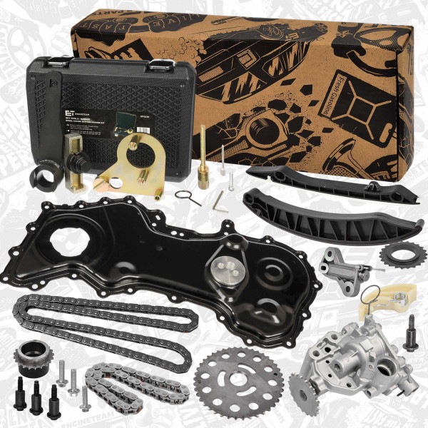 RS0073VR4, Timing Chain Kit, ET ENGINETEAM, Renault Opel Nissan Master NV400 Movano 2,3 CDTI/dCi M9T 670 2010+, 13028-00Q0D, 4420455, 8201012338, 13028-00Q0K, 8200918797, 13028-00Q1A, 8200337109, 93168101, 13028-00Q1F, 8200805645, 95516106, 8200918795, EN-48330, 8200918794, EN-48332, 93168149, EN-48334, 130C11863R, EN-48831, KM-6130, 130C13666R, 130C17772R, 130C18112R, 135021465R, 8200805594, 15041-00Q0D, 1504100Q0D, 150A06727R, 93168048, 8200910284