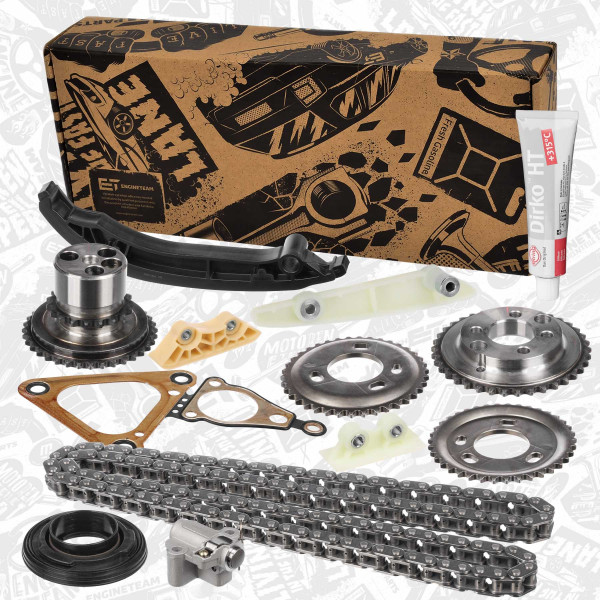 RS0081, Timing Chain Kit, ET ENGINETEAM, Ford Transit 2,4TDCi 2006-2014, BK3Q6268AA, 6C1Q6K261AB, XS7Q6M256BE, 6C1Q6M256BB, BK2Q6K254AB, BK3Q6M256AA, 6C1Q6306AB, 6C1Q6256AC, 6C1Q9P919BA, YC1Q6L050AD