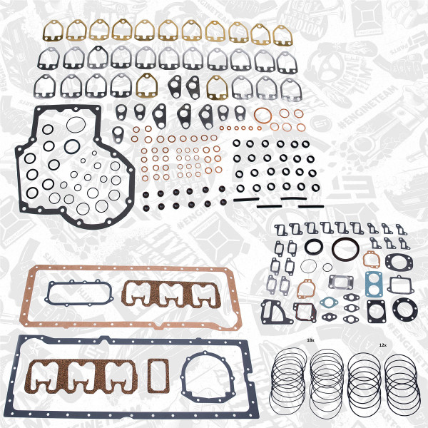 Full Gasket Kit, engine - TS0016 ET ENGINETEAM - 3700506, 3370050610, 0.337.0050.6/10