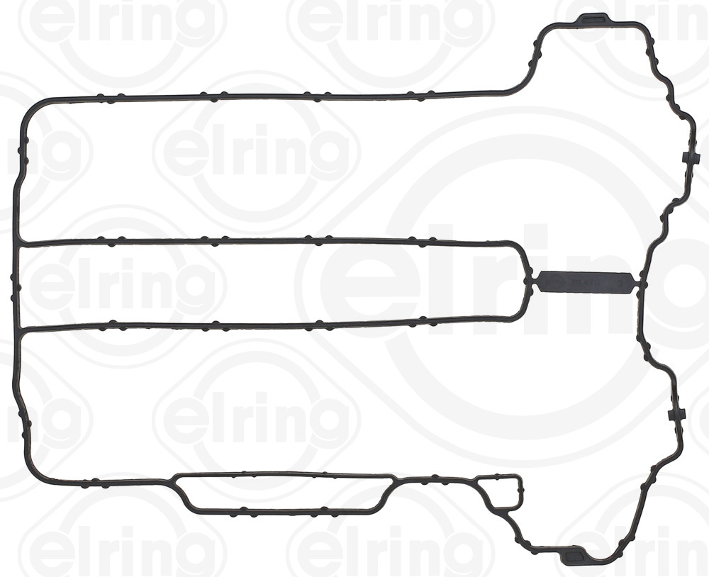 111.470, Gasket, cylinder head cover, ELRING, 24403772, 607499, 026686P, 11064100, 1542638, 206516, 40943629, 43629, 50-029185-00, 515-50100, 70-34818-00, 900593, EP1200-916, JM5121, RC1381S, RC5510, X53918-01, 11112500, 71-34818-00, 920803