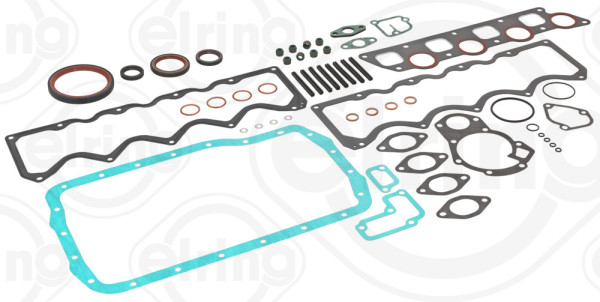 309.000, Full Gasket Kit, engine, ELRING, Jeep Cherokee Renault 18/20/21/25/30 Espace Fuego Master Trafic J8S* 1981+, 497342P, 51001700, GH080, S30961, 51008900, S30961-00, 51026400, S31614-00