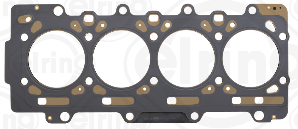 689.726, Gasket, cylinder head, ELRING, 05072675AA, 2.202.2148F, C00014535, 5166481AA, 10177200, 415596P, 61-10037-00, 872140, AG9660, CH9529, H81777-00, HG1437, 22022148F
