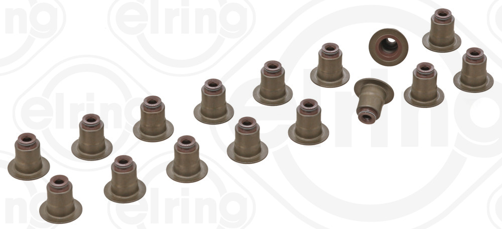 B30.100, Seal Set, valve stem, ELRING, 0XW109675B(16x), 2011589(16x), 2011589, GK2Q6571AA(16x), GK2Q6571AA, 12-12643-01, 57080900, N96026-00, VSK2291