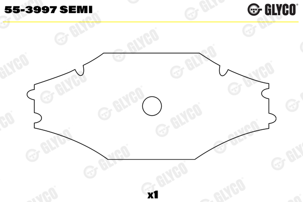 55-3997 SEMI, Small End Bushes, connecting rod, GLYCO, 4420380050, A4420380050, 77262694, 77263694, 77275694