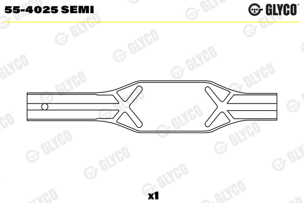 55-4025 SEMI, Small End Bushes, connecting rod, GLYCO, 20583429, 316147805