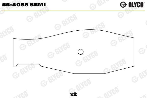 55-4058 SEMI, Small End Bushes, connecting rod, GLYCO, 2046489102, 20898010