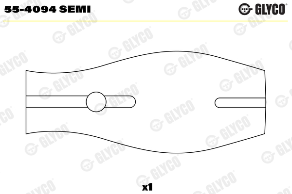 55-4094 SEMI, Small End Bushes, connecting rod, GLYCO, 99468352