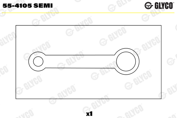 55-4105 SEMI, Small End Bushes, connecting rod, GLYCO, 4783226, 98459970