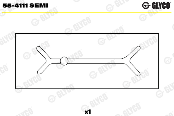 55-4111 SEMI, Small End Bushes, connecting rod, GLYCO, 31134151, 50031
