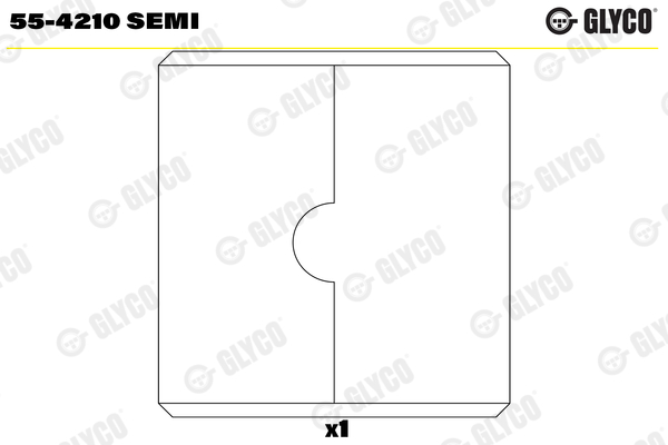 Small End Bushes, connecting rod - 55-4210 SEMI GLYCO - 7664178