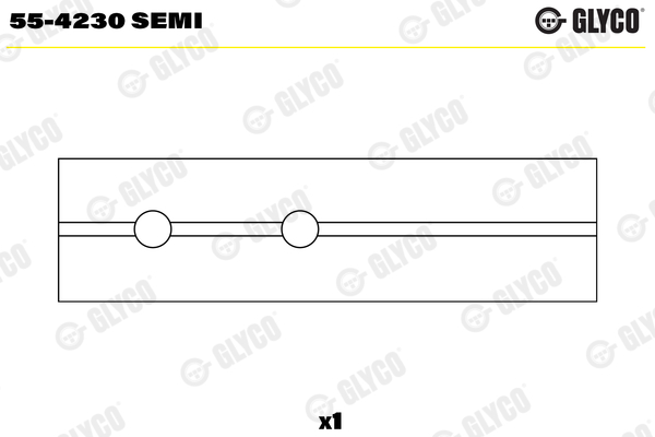 55-4230 SEMI, Small End Bushes, connecting rod, GLYCO, 4754066