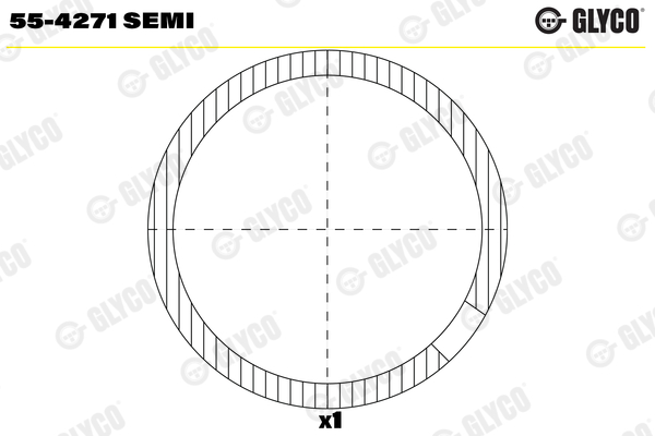 55-4271 SEMI, Small End Bushes, connecting rod, GLYCO, 9-12251-062