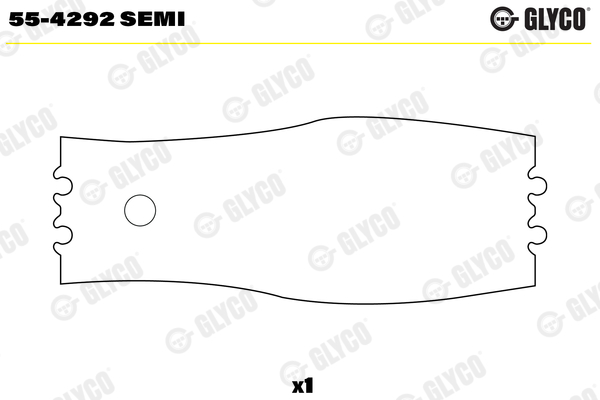 Small End Bushes, connecting rod - 55-4292 SEMI GLYCO - 0000157832, 157832, 30227