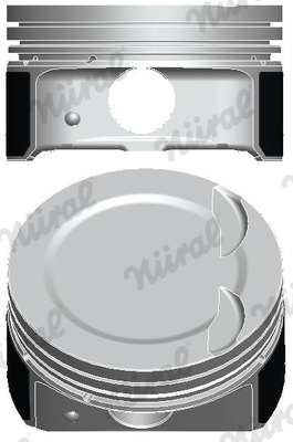 87-102700-00, Piston with rings and pin, NÜRAL, 24402737, 90571680, 0120100, 24123STD, 40382600