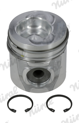 87-435000-00, Piston with rings and pin, NÜRAL, 5001856103, 2097200