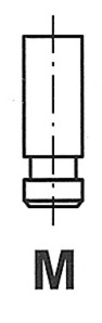 R4745/RNT, Výfukový ventil, Ventil výfuk.EX (1), FRECCIA, 13202-22F00, 700, VL103100, 1320222F00, 4745EX