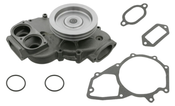 CP452000S, Water Pump, engine cooling, MAHLE, 51.06500.6546, 51.06500.9546, 01200012, 030.909-00, 05.19.030, 12-335000001, 2245, 27688, 57698, 68501, DP110, M619, P9947, 022.427, 030.909-00A, 22427