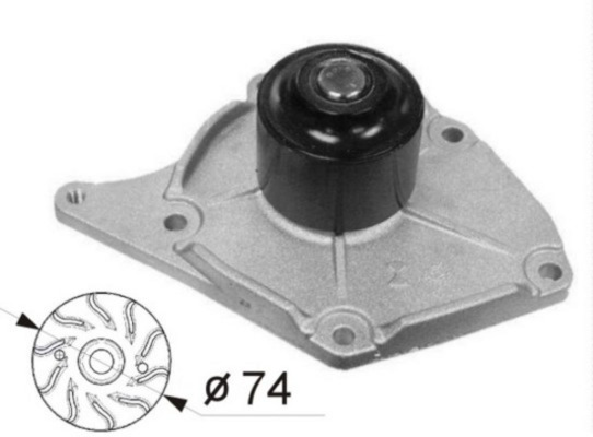 CP54000S, Water Pump, engine cooling, MAHLE, 1612723580, 17410-8410, 21010-00QOE, 210108574R, 7701475995, 1741084A11, 2101000Q0E, 8671019519, 7701478031, 1746, 1987949753, 251746, 3604001, 506863, 65567, 7.29530.04.0, ADN19186, FWP2132, P962, PA1395, PA977, QCP3629, R227, VKPC86418, WP2585, 2517460, AW6029, WP2660, WP1973