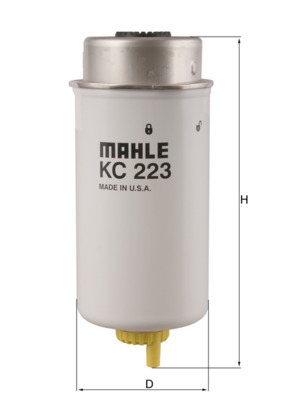 Palivový filtr - KC223 MAHLE - 1370779, 1685861, 6C119176AA