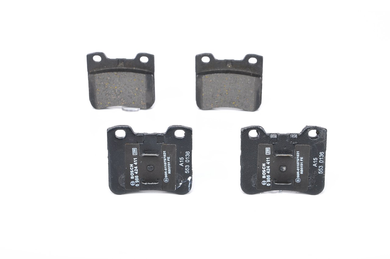 Brake Pad Set, disc brake - 0986424411 BOSCH - 172066, 425128, 425164