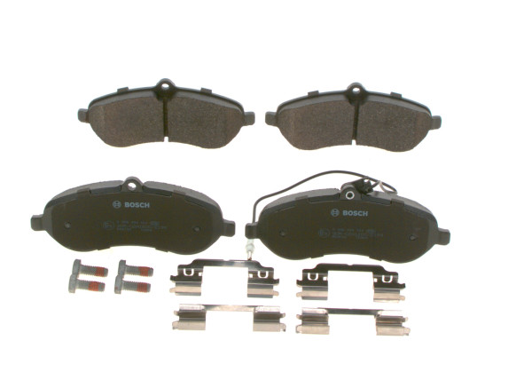 Brake Pad Set, disc brake - 0986494163 BOSCH - 1611839880, 77364512, K9467548887