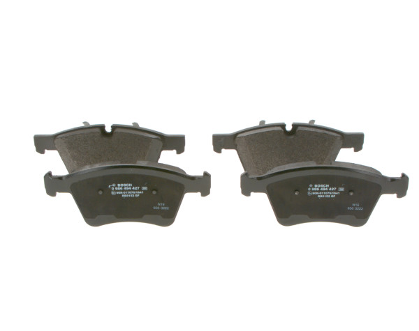 Brake Pad Set, disc brake - 0986494427 BOSCH - A1644201320, A1644202520, 1644201320