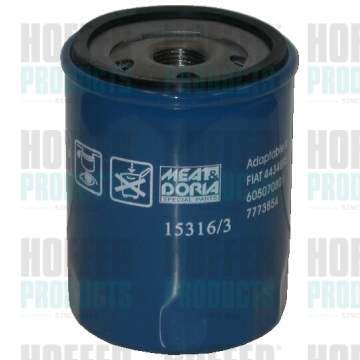 Oil Filter - HOF15316/3 HOFFER - 1109W7, 116440603000, 222721