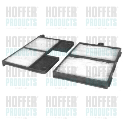 Filter, Innenraumluft - HOF17071F-X2 HOFFER - 8888020030, 8888020110, 8888020020