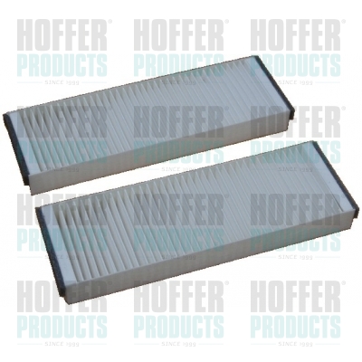Filtr, vzduch v interiéru - HOF17393-X2 HOFFER - 4F0819439, 4F0819439C, 4F0898438B