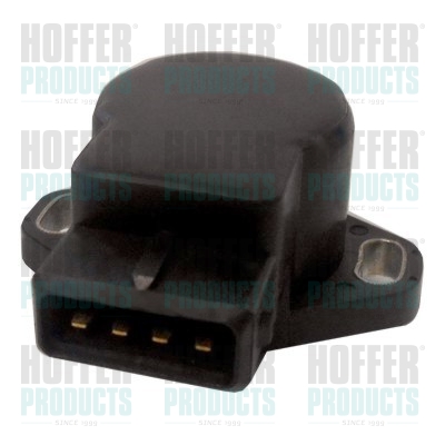 Sensor, throttle position - HOF7513136 HOFFER - MD614488, MD614662, 2001098