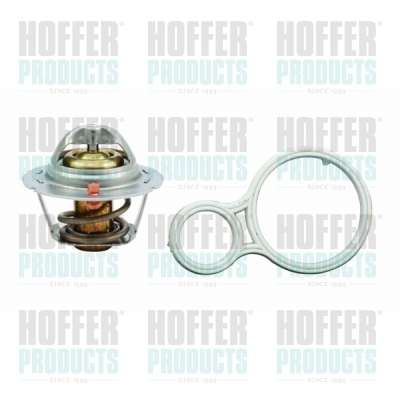 HOF8192440, Thermostat, coolant, HOFFER, 11531485847, 11537596787, 5278144AB, 53010552AC, M04667293, 5278144AA, 53010552AA, M04572560, 4495721, MO4667293, 4573560AB, MO4572560, KP5278144AA, K68210217AA, 04495721, 04573560AC, 04573560AB, 04793117AA, 05278144AA, 5278144, 4693117AA, 04693117AA, 4105768, 4494470, 4573560AE, 4573560, 1880524, 30872, 34091, 350396