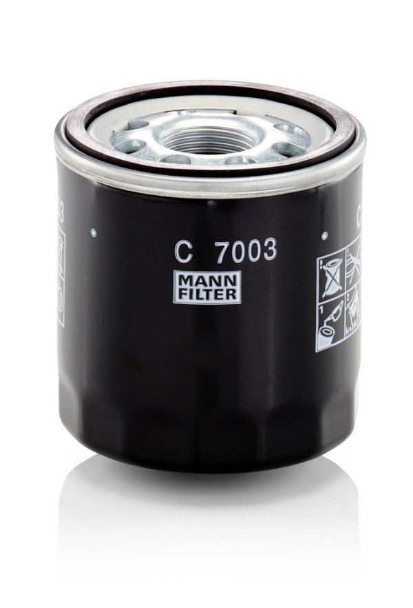 C 7003, Filter, venting (fuel tank), MANN-FILTER, H102WL, ZP3076
