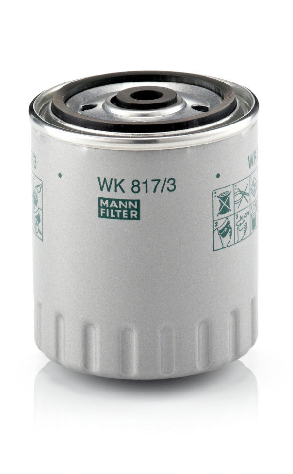 Fuel Filter - WK 817/3 X MANN-FILTER - 0010922201, 5017831, 6610923001