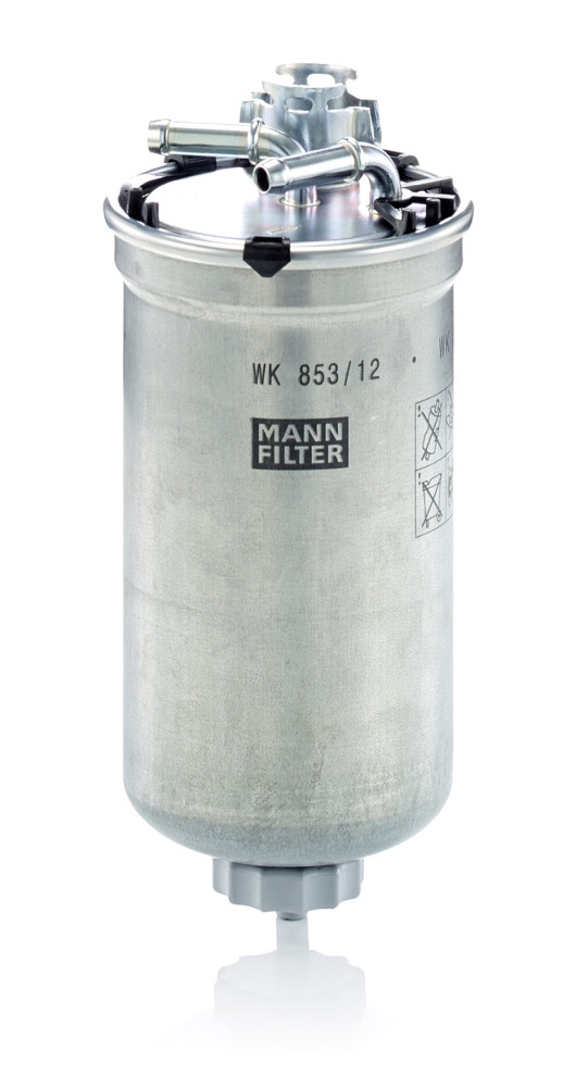 Fuel Filter - WK 853/12 MANN-FILTER - 6Q0127400A, 6Q0127400B, 6Q0127401