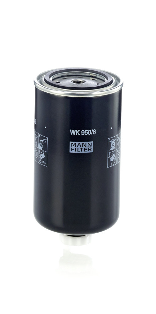 Kraftstofffilter - WK 950/6 MANN-FILTER - 1907539, 2662301, 3692491M92
