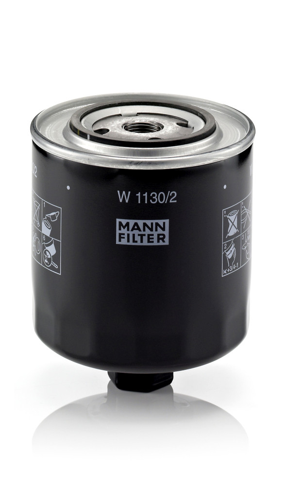 Oil Filter - W 1130/2 MANN-FILTER - 069115561A, 0451103257, 10-0323