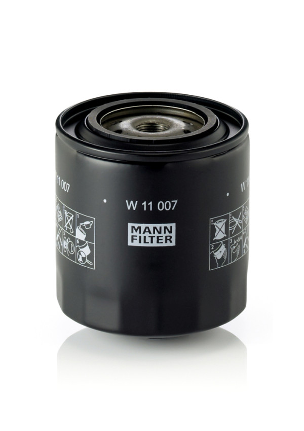 Olejový filtr - W 11 007 MANN-FILTER - 0.044.1567.0, 0.044.1567.0/10, 0.0441.567.0