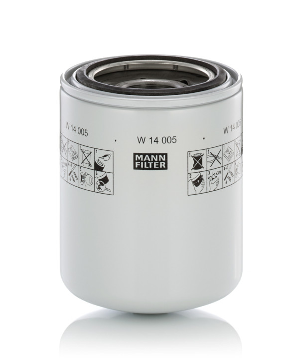 Filter, operating hydraulics - W 14 005 MANN-FILTER - 47131195, 84168736, 48028391