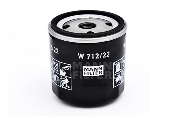Olejový filtr - W 712/22 MANN-FILTER - 1109A9, 7701415070, 93156245