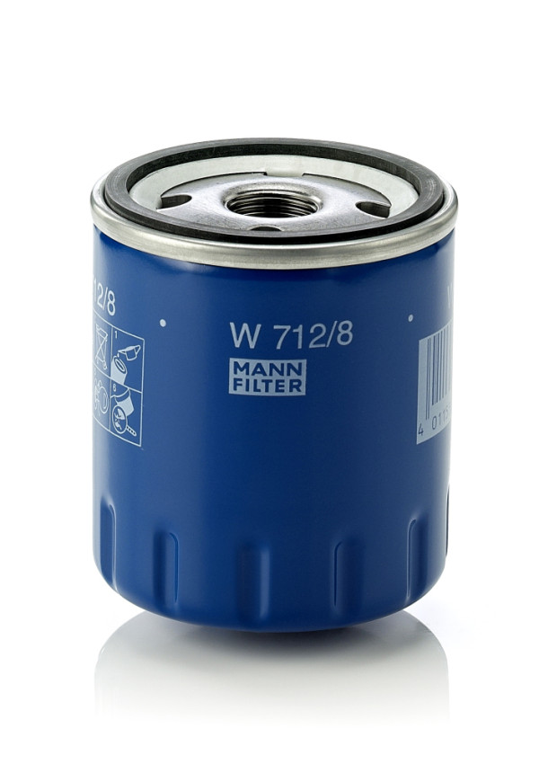 Ölfilter - W 712/8 MANN-FILTER - 0192143, 02/900320, 110939
