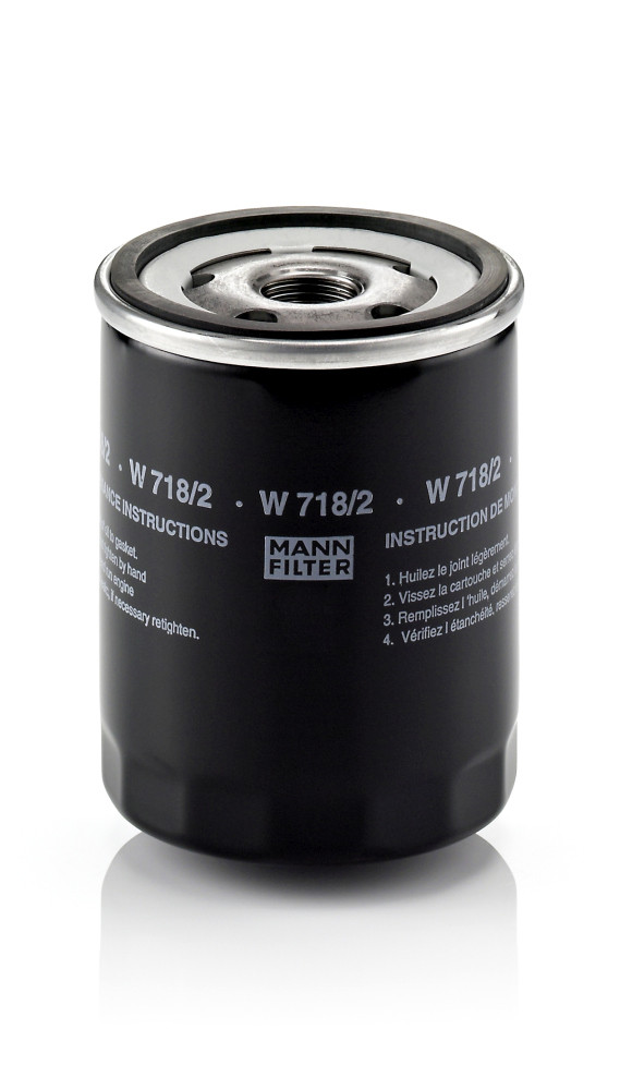 Olejový filtr - W 718/2 MANN-FILTER - 1109W7, 116440603000, 4434895