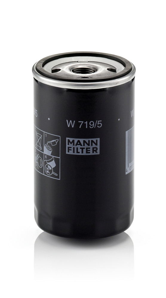 Olejový filtr - W 719/5 MANN-FILTER - 0000801382, 0028115351, 01172346