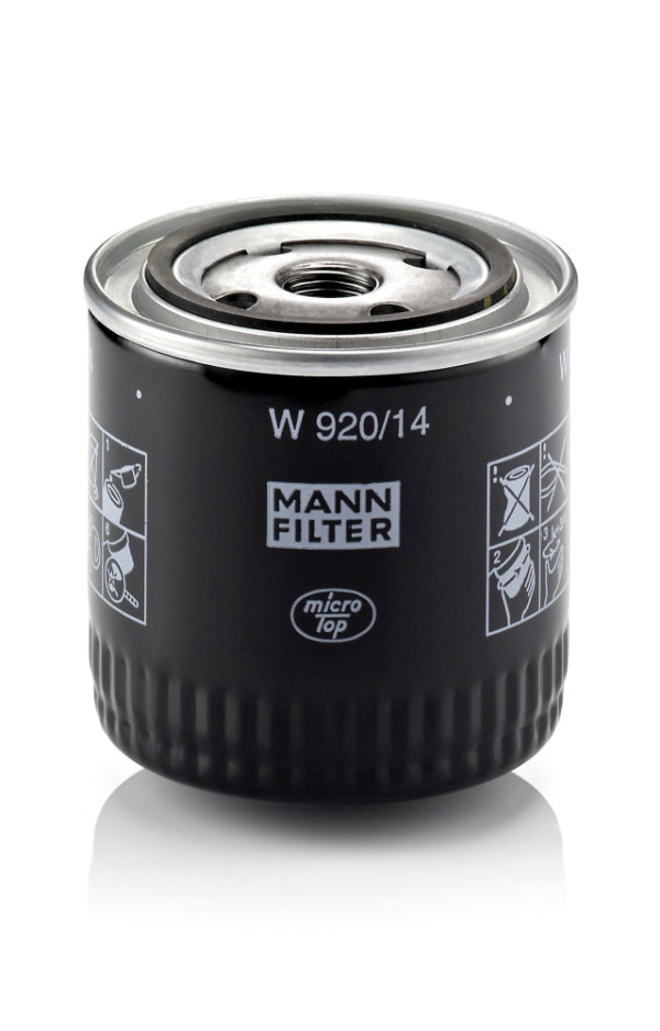 Oil Filter - W 920/14 MANN-FILTER - 15208-80W00, 15600-96001, 1N01-14302
